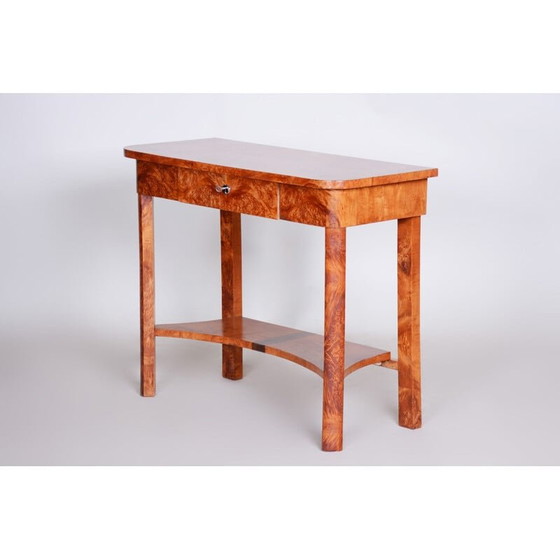 Image 1 of Paire de tables d'appoint Art Déco en bois d'orme, années 1920