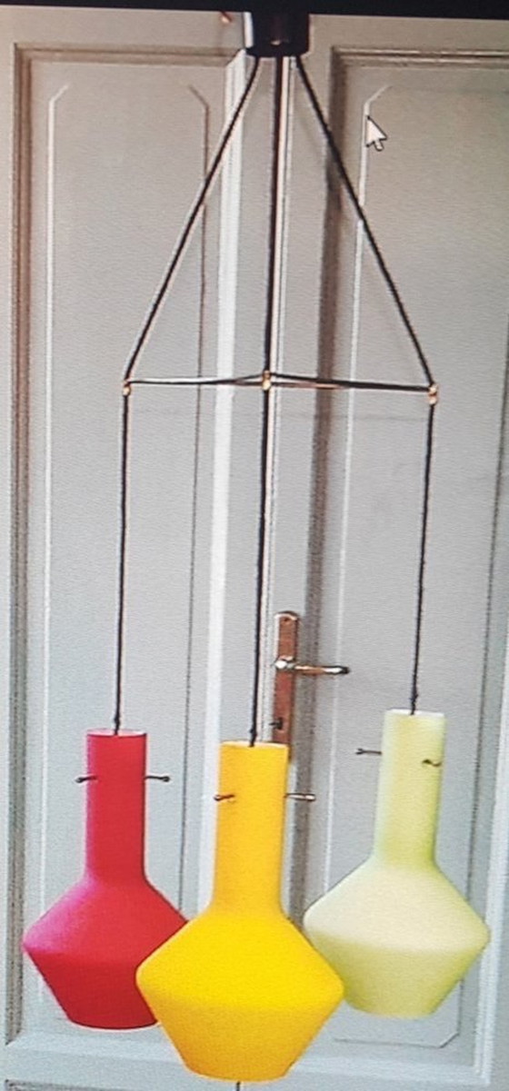 Image 1 of Suspension en verre italienne