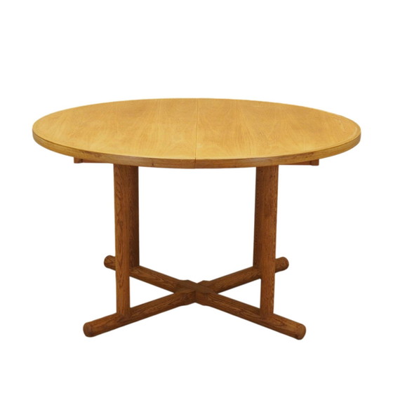 Image 1 of Table ronde en frêne, Design danois, 1960S, Production : Danemark