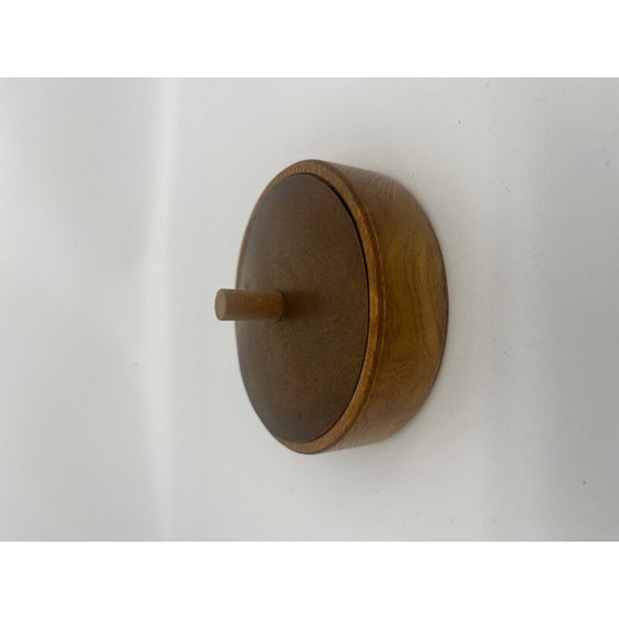 Image 1 of Boîte vintage scandinave avec couvercle en cuivre, 1950