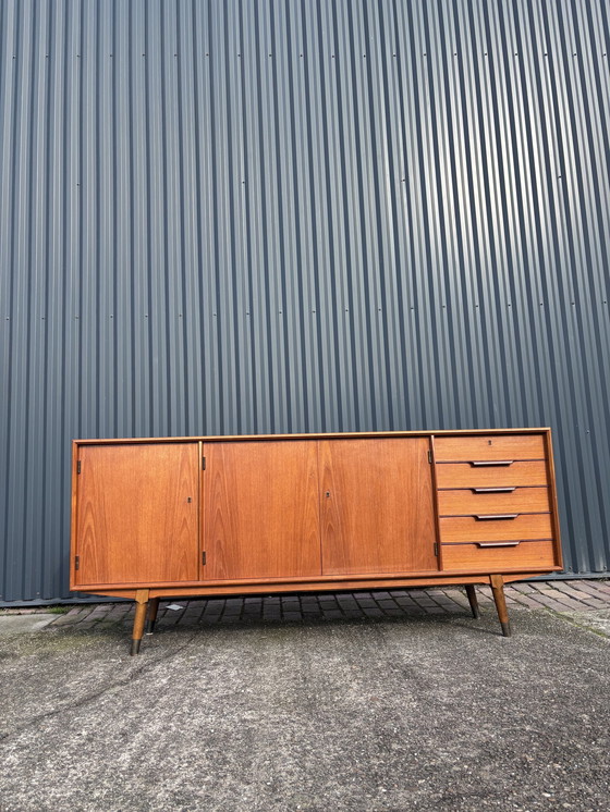 Image 1 of Vintage Sideboard Lowboard Cupboard Television Furniture Teak