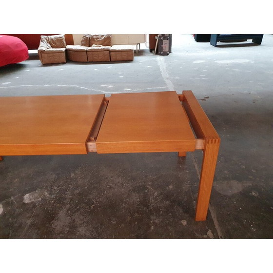 Image 1 of Table de salle à manger vintage en chêne 1976s