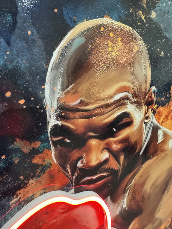 Image 1 of Iron Mike Tyson Led Wall Art Lamp Ledmansion