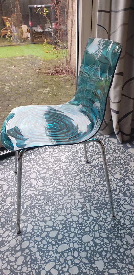 Image 1 of 4x Chaise de salle à manger Calligaris L'Eau