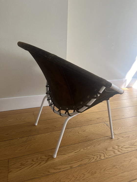 Image 1 of Lusch & Co Balloon Bucket Chair Marron foncé