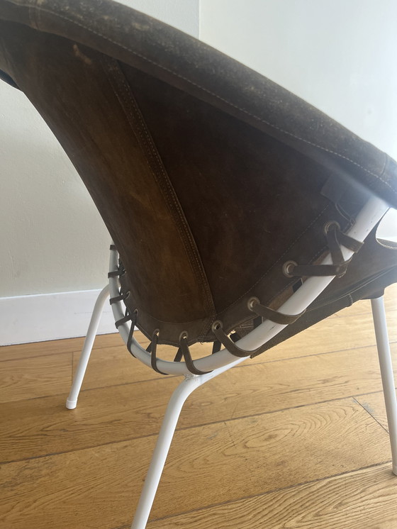 Image 1 of Lusch & Co Balloon Bucket Chair Marron foncé