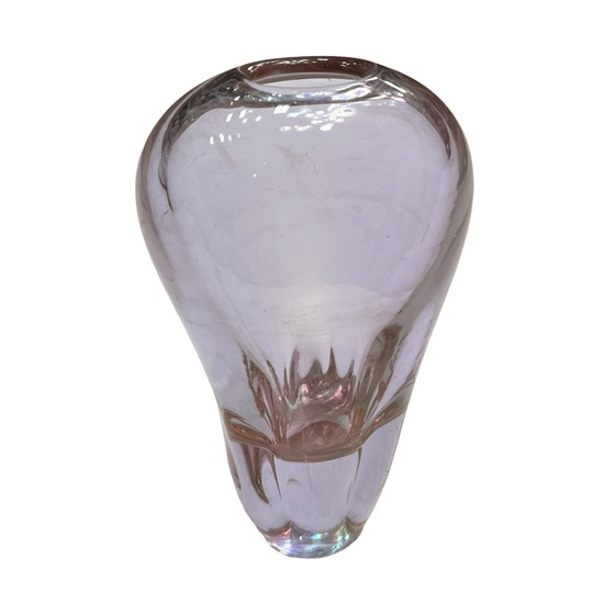 Image 1 of Vase en verre, conçu par M. Klinger, Železny Brod Sklo, Tchécoslovaquie, années 1960.