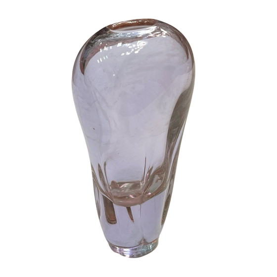 Image 1 of Vase en verre, conçu par M. Klinger, Železny Brod Sklo, Tchécoslovaquie, années 1960.