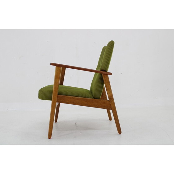 Image 1 of Fauteuil vintage en teck et chêne par Kurt Olsen, Danemark 1960