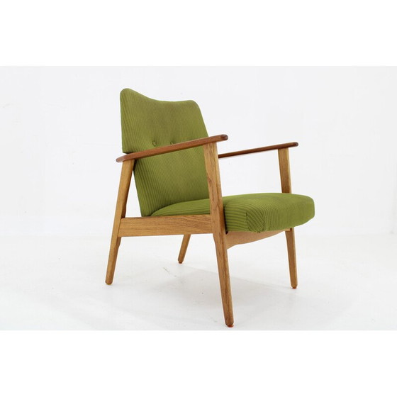 Image 1 of Fauteuil vintage en teck et chêne par Kurt Olsen, Danemark 1960
