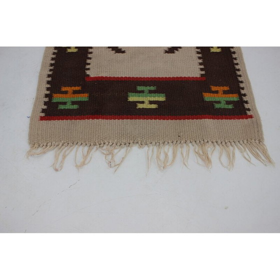 Image 1 of Tapis vintage en laine, Tchécoslovaquie 1960
