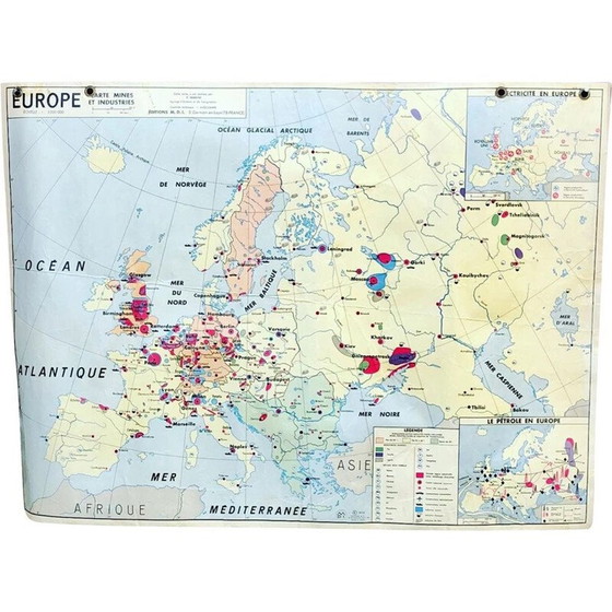 Image 1 of Carte scolaire vintage