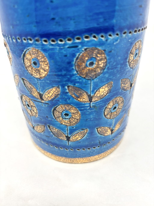 Vase En Céramique Bleu  Bitossi 