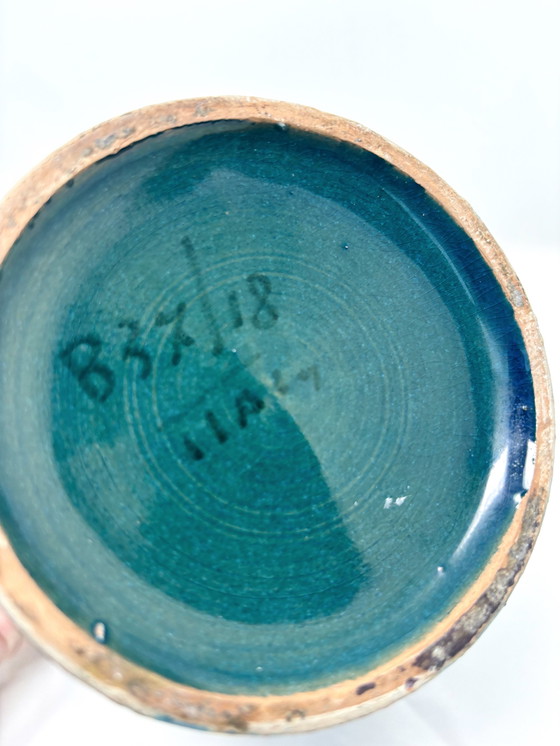 Image 1 of Vase En Céramique Bleu  Bitossi 