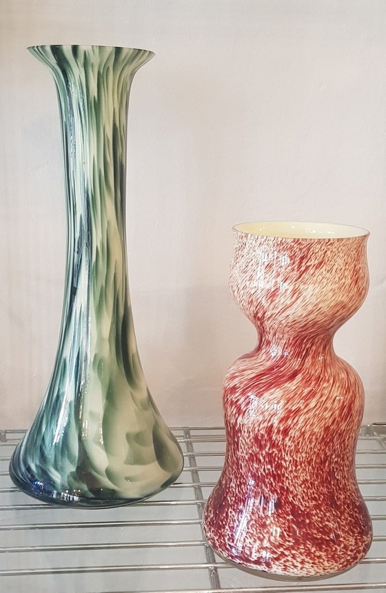 Image 1 of Vases en marbre d'Erich Jachmann pour Wmf, 1930S