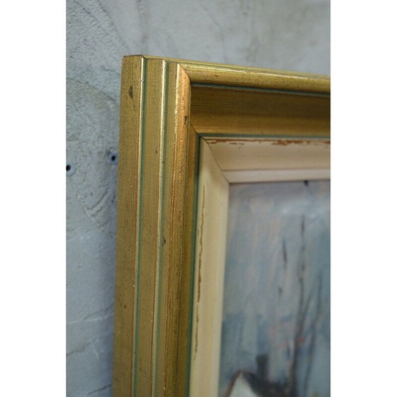 Image 1 of Peinture à l'huile suédoise vintage de John Börén, années 1950