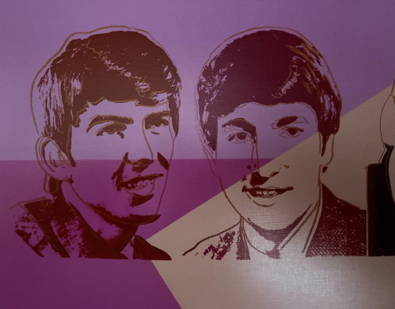 Image 1 of Andy Warhol : "Les Beatles". ©2007 Fondation Andy Warhol pour les arts visuels, New York.