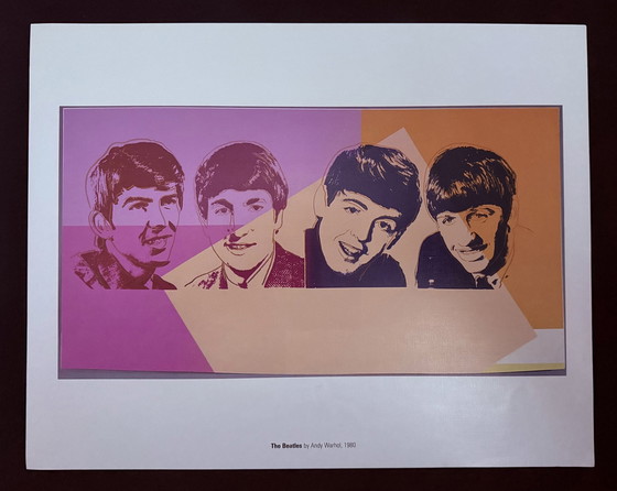 Image 1 of Andy Warhol : "Les Beatles". ©2007 Fondation Andy Warhol pour les arts visuels, New York.