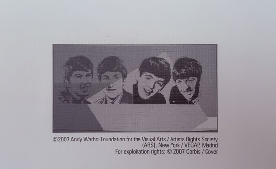 Image 1 of Andy Warhol : "Les Beatles". ©2007 Fondation Andy Warhol pour les arts visuels, New York.