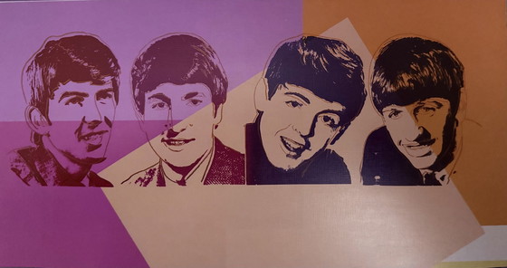 Image 1 of Andy Warhol : "Les Beatles". ©2007 Fondation Andy Warhol pour les arts visuels, New York.