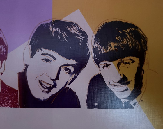 Image 1 of Andy Warhol : "Les Beatles". ©2007 Fondation Andy Warhol pour les arts visuels, New York.