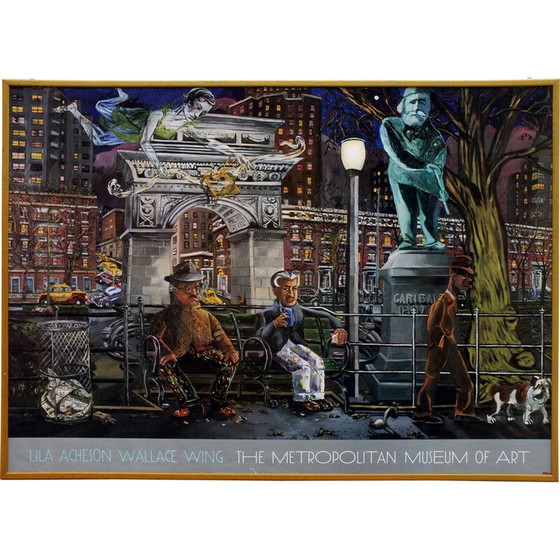 Image 1 of Vintage affiche de Red Grooms