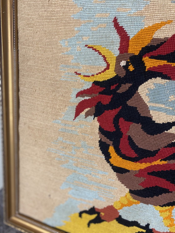 Image 1 of Tapisserie Décorative « L’Oiseau Feu »