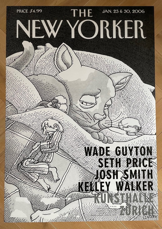 Image 1 of Wade Guyton, Seth Price, Josh Smith, Kelly Walker, The New Yorker, Kunsthalle Zurich, 2006