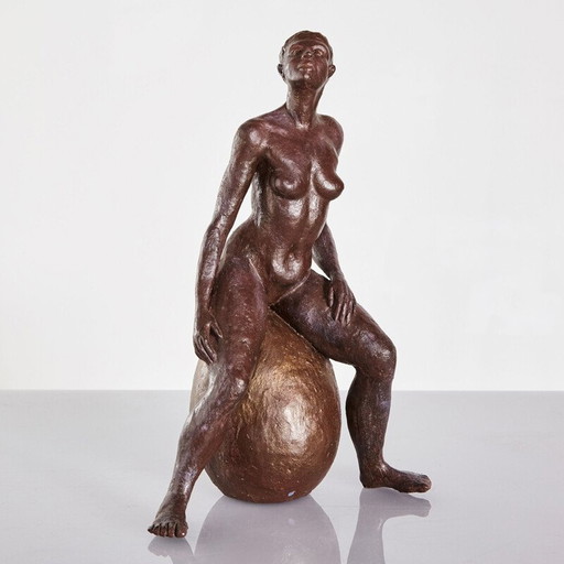 Femme en céramique vintage, 1970