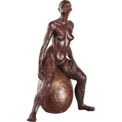 Femme en céramique vintage, 1970