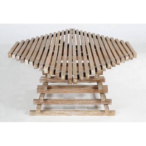 Image 1 of Table basse vintage en bois de chêne, 1980