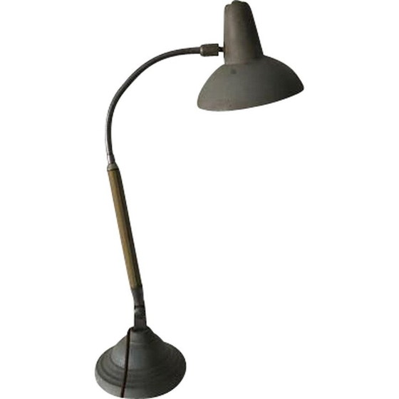 Image 1 of Lampe de bureau vintage en métal et bakélite, 1950