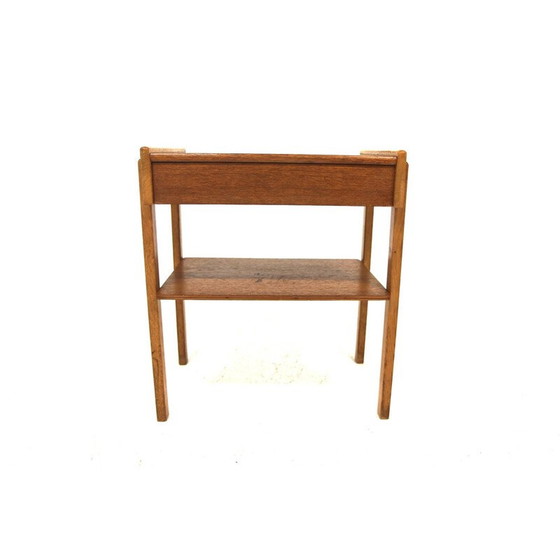 Image 1 of Table de chevet vintage en teck et chêne, Suède 1960