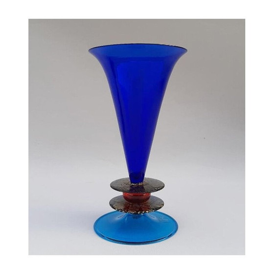 Image 1 of Vase vintage postmoderne Memphis par Formia 1985s