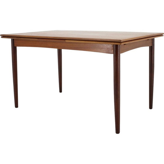 Image 1 of Table à rallonge vintage en teck Danemark années 1960