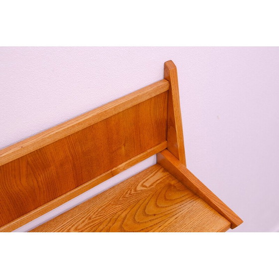 Image 1 of Porte-revues vintage en bois de hêtre pour Uluv, Tchécoslovaquie 1960