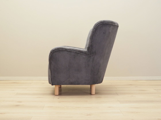 Image 1 of Fauteuil gris, Design scandinave, Production : Danemark