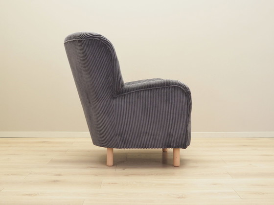 Image 1 of Fauteuil gris, Design scandinave, Production : Danemark