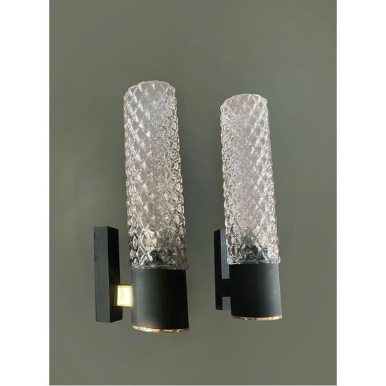 Image 1 of Lampes murales vintage par Arlus 1950