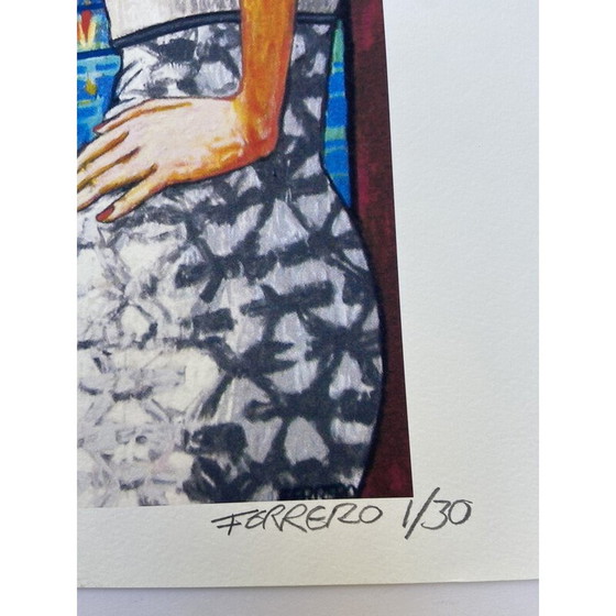 Image 1 of Lithographie vintage l'aventura de Marc Ferrero