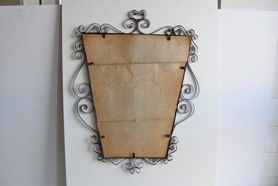 Image 1 of Miroir mural Mid Century 1970