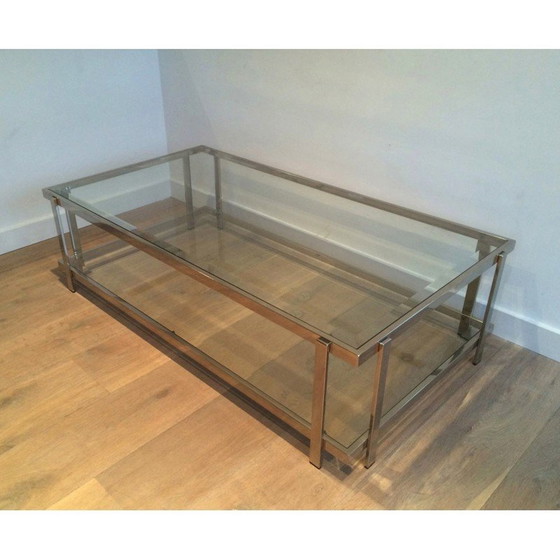 Image 1 of Table basse vintage chromée, 1970