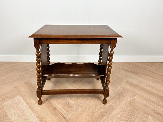 Image 1 of Table d'appoint / porte-revues Vintage Barley Twist