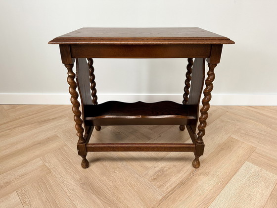 Image 1 of Table d'appoint / porte-revues Vintage Barley Twist