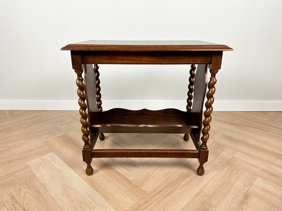 Image 1 of Table d'appoint / porte-revues Vintage Barley Twist