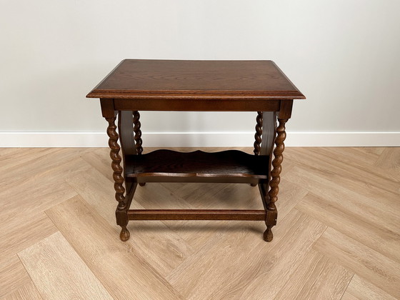 Image 1 of Table d'appoint / porte-revues Vintage Barley Twist