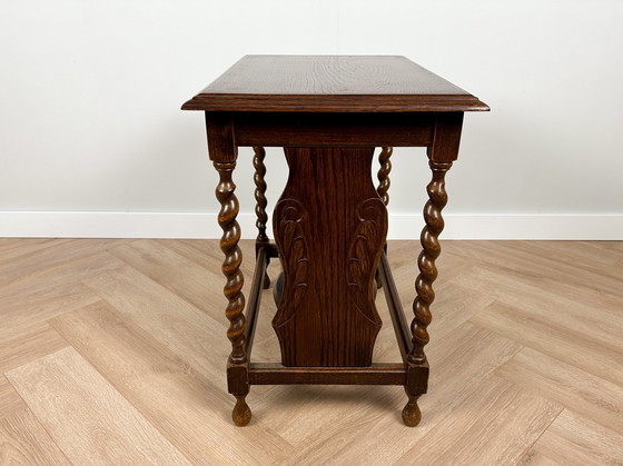 Image 1 of Table d'appoint / porte-revues Vintage Barley Twist