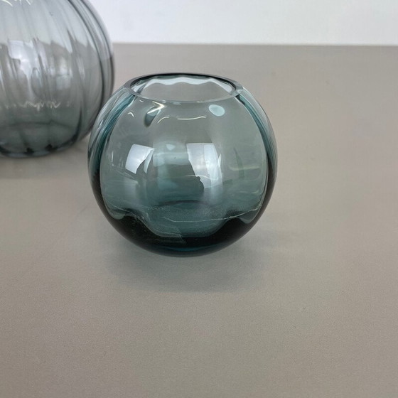 Image 1 of Ensemble de 3 vases vintage en turmaline par Wilhelm Wagenfeld pour Wmf, Allemagne années 1960