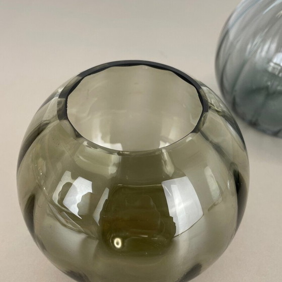 Image 1 of Ensemble de 3 vases vintage en turmaline par Wilhelm Wagenfeld pour Wmf, Allemagne années 1960