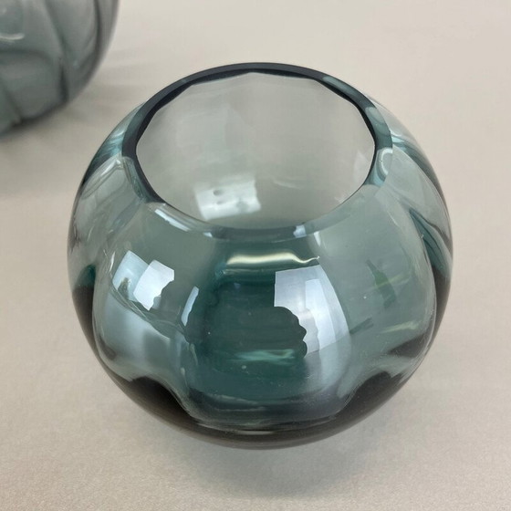 Image 1 of Ensemble de 3 vases vintage en turmaline par Wilhelm Wagenfeld pour Wmf, Allemagne années 1960